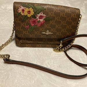 Karl Lagerfeld Mini floral monogram